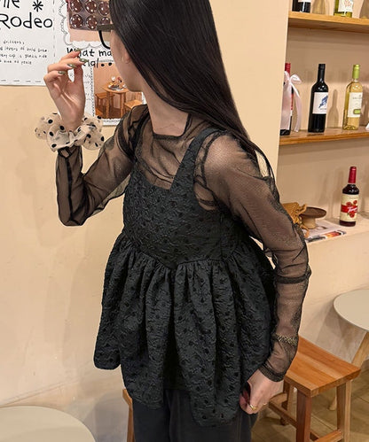 titivate volume peplum top - Image 3