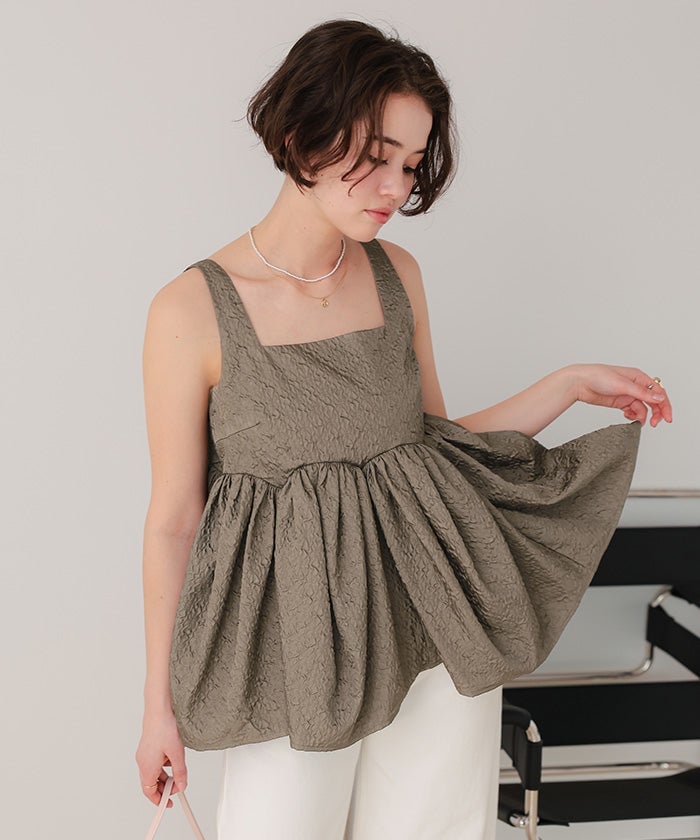 titivate volume peplum top - Image 23