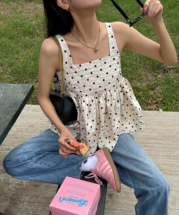 titivate volume peplum top - Image 5