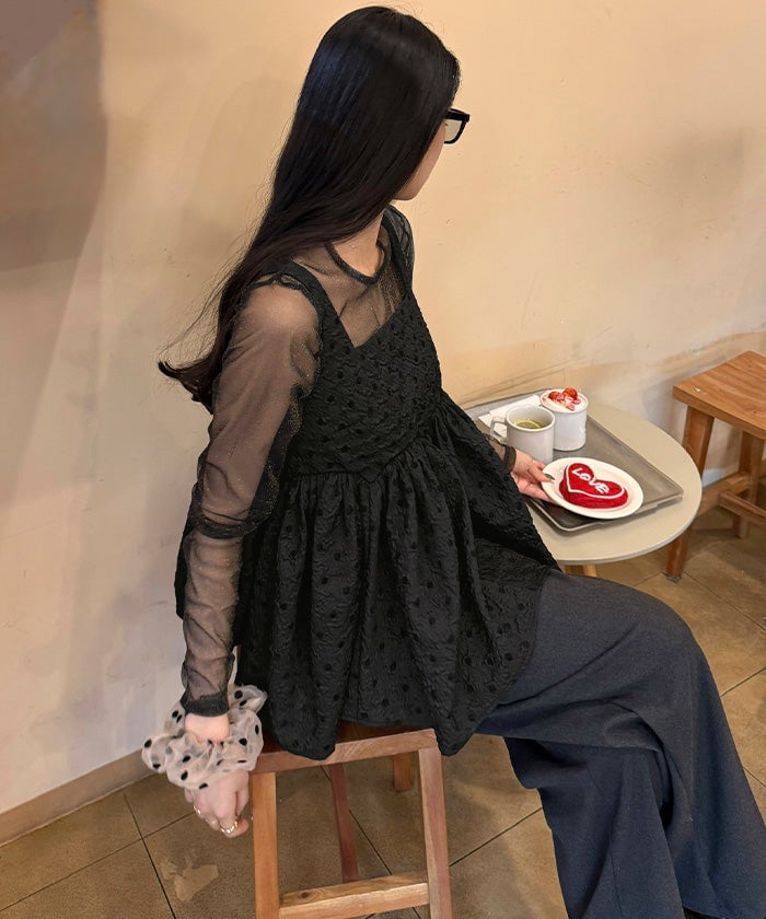 titivate volume peplum top - Image 10