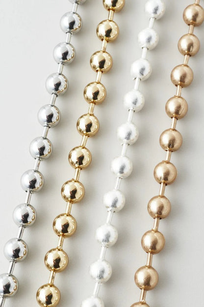 GOLDY Heart Ball Chain Bracelet