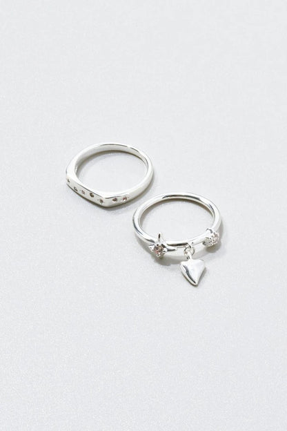 GOLDY Heart Sparkle Ring