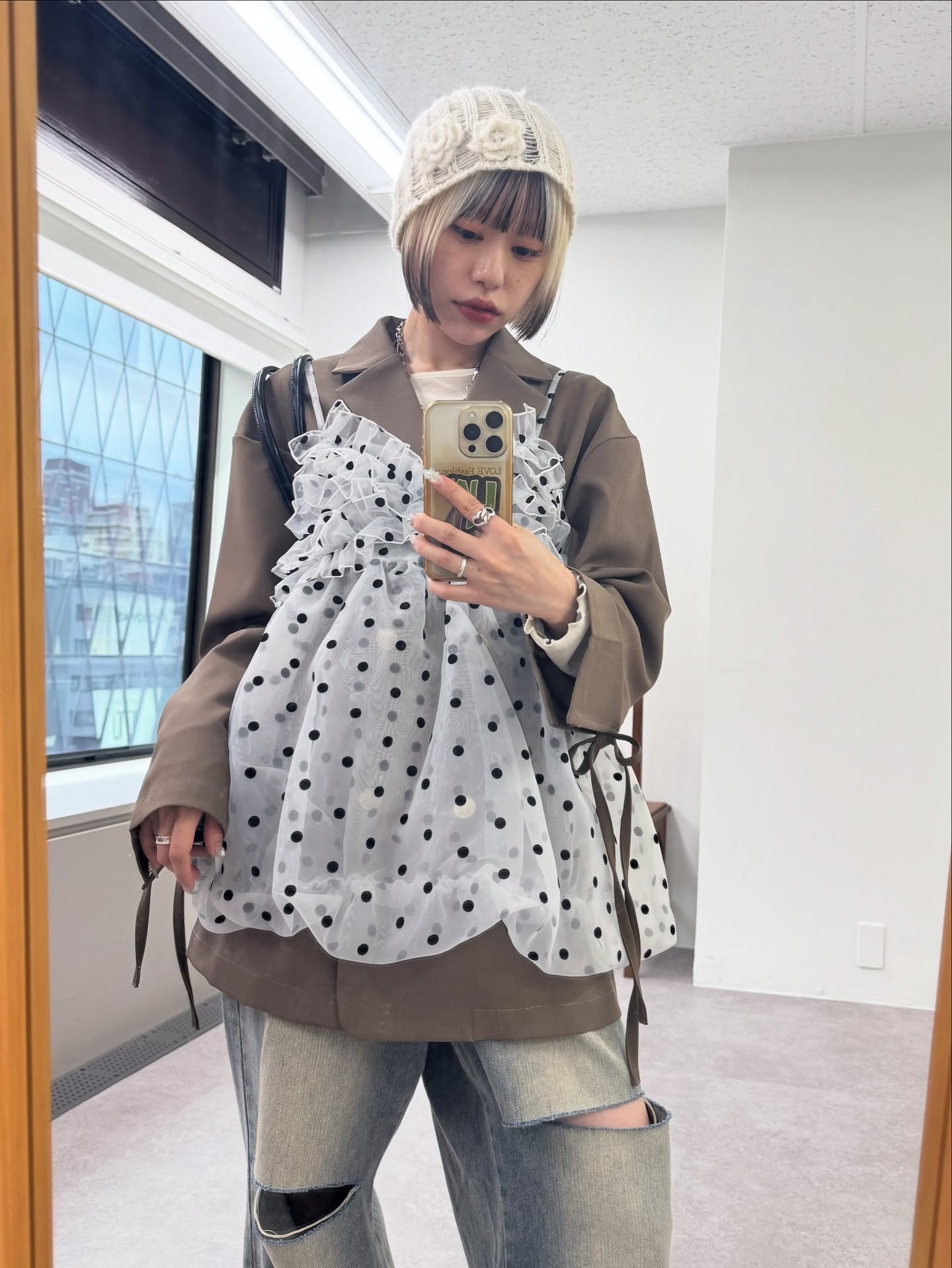 [大人氣] w closet sheer 氣球吊帶背心