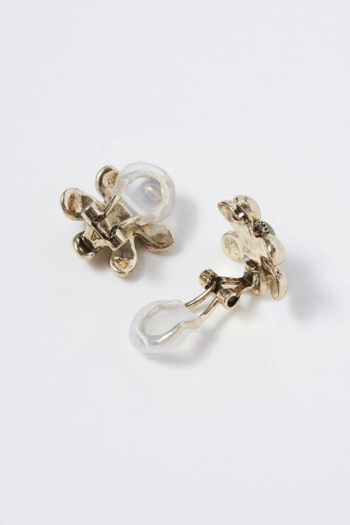 GOLDY Vintage flower Earrings