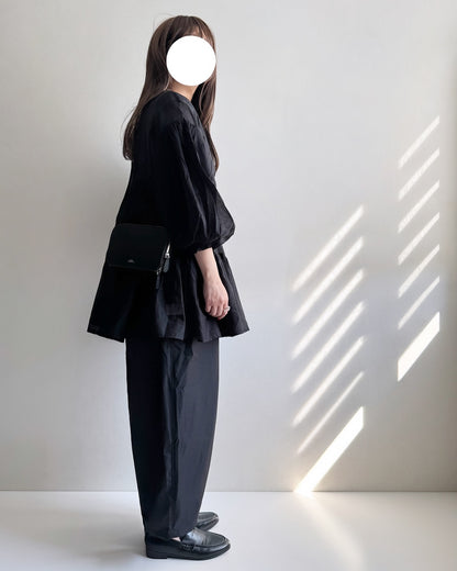 必入手‼️3 way balloon sleeve sheer shirt