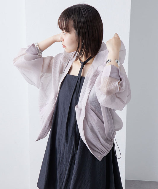Mystic sheer hoodie shirt