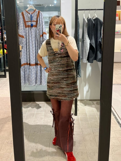 CIAOPANIC 高腰喇叭牛仔褲with ribbon