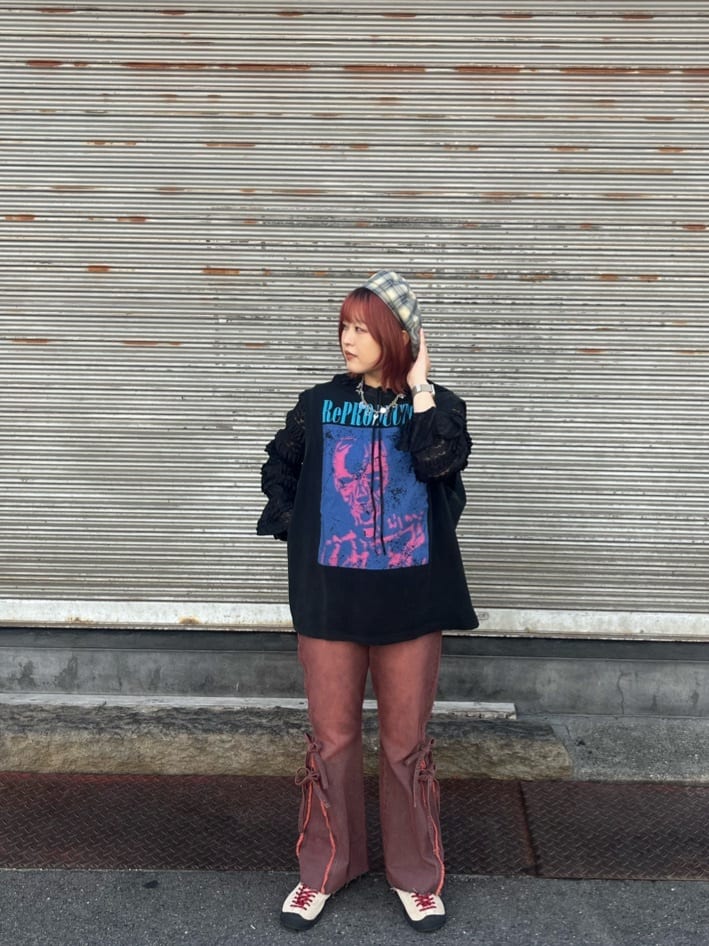 CIAOPANIC 高腰喇叭牛仔褲with ribbon