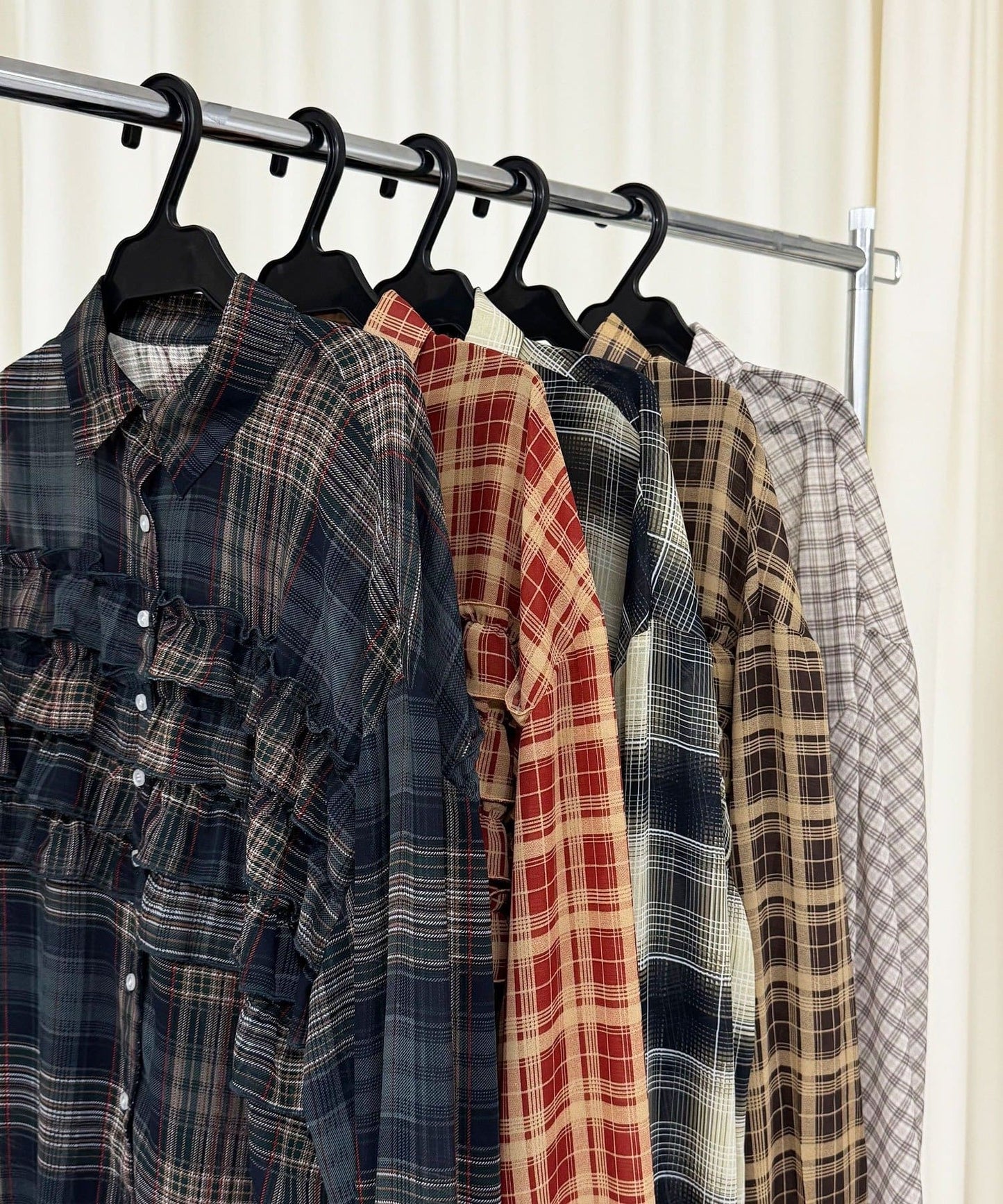 CIAOPANIC Ruffle 透透 oversize shirt