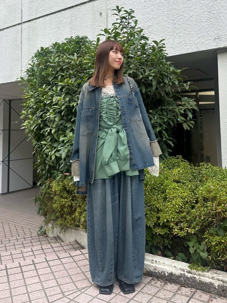 CIAOPANIC Ruffle 透透 oversize shirt