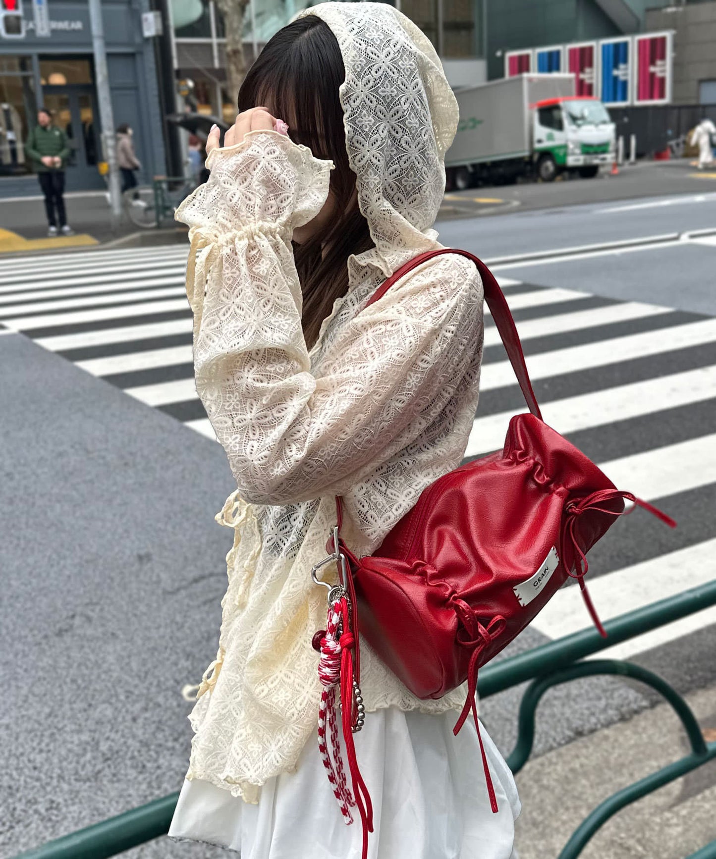 [Layer正] CIAOPANIC Lace Mellow Hoodie Tops