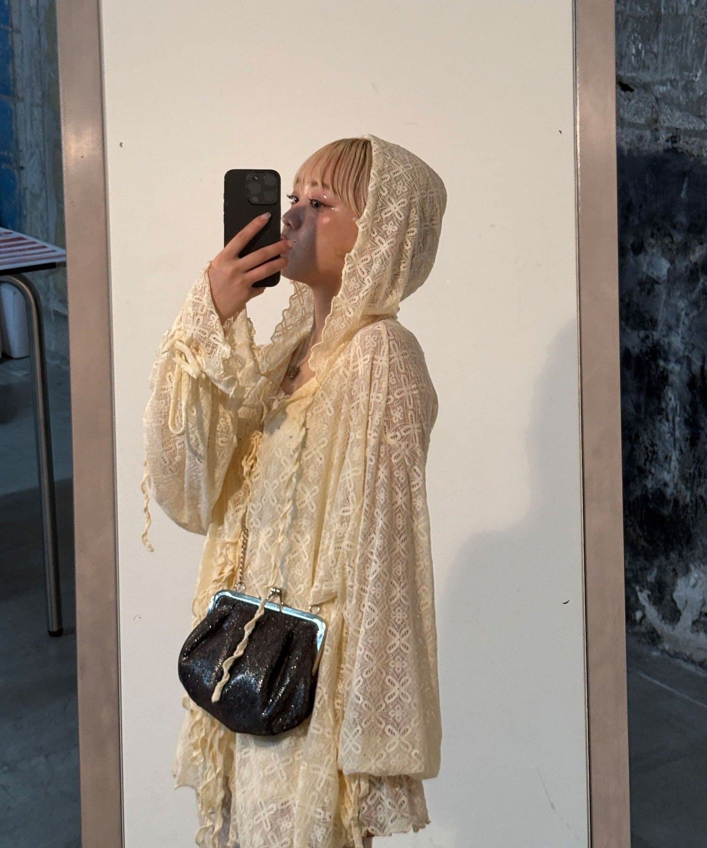 [Layer正] CIAOPANIC Lace Mellow Hoodie Tops