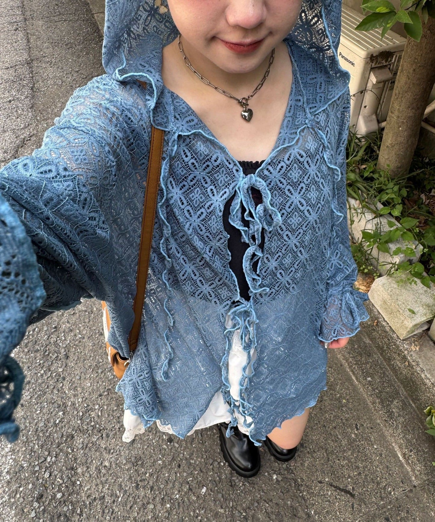 [Layer正] CIAOPANIC Lace Mellow Hoodie Tops