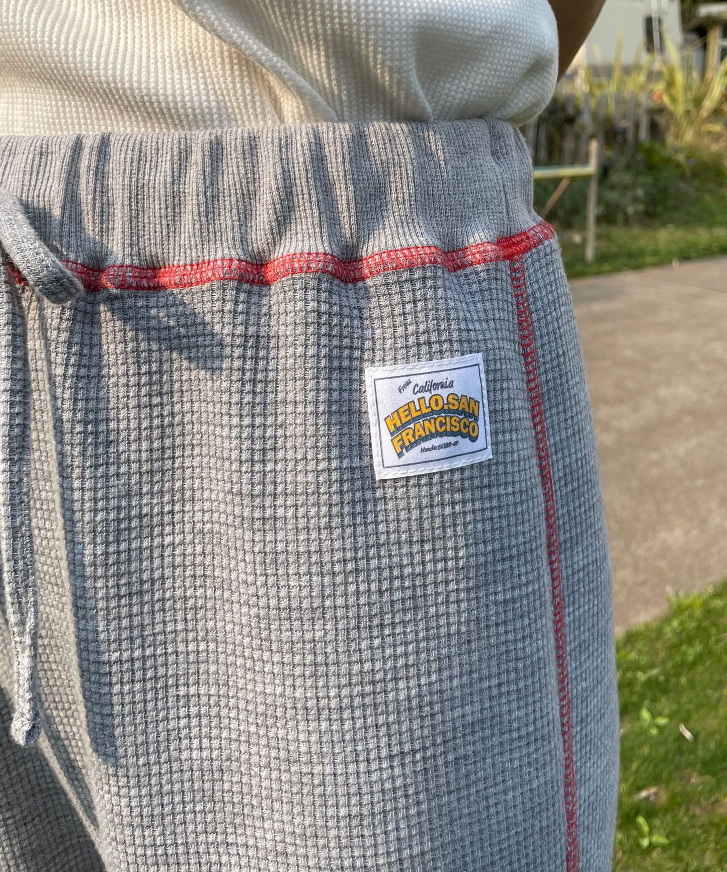 HELLO.SANFRANCISCO 窩夫格喇叭褲