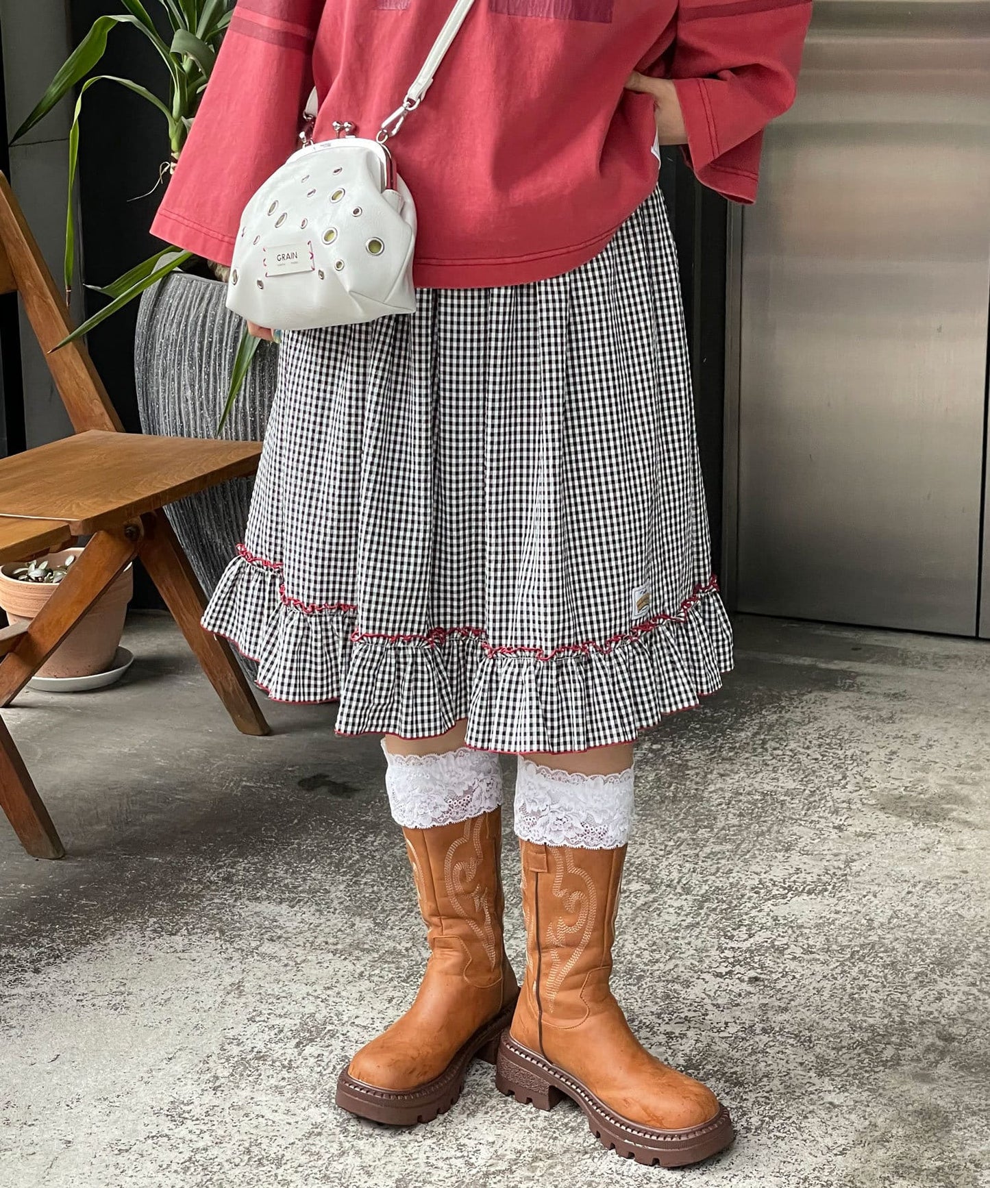 HELLO.SANFRANCISCO 2WAY shirred tunic bare dress