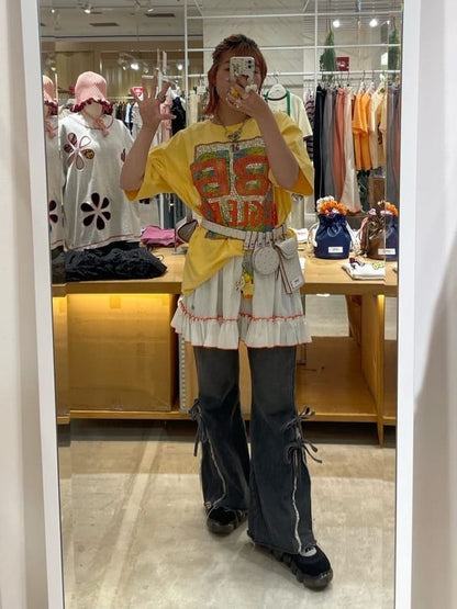 HELLO.SANFRANCISCO 2WAY shirred tunic bare dress