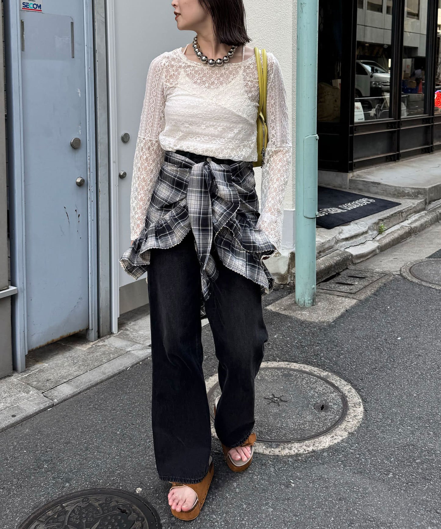 CIAOPANIC 超百搭荷葉邊大圍巾