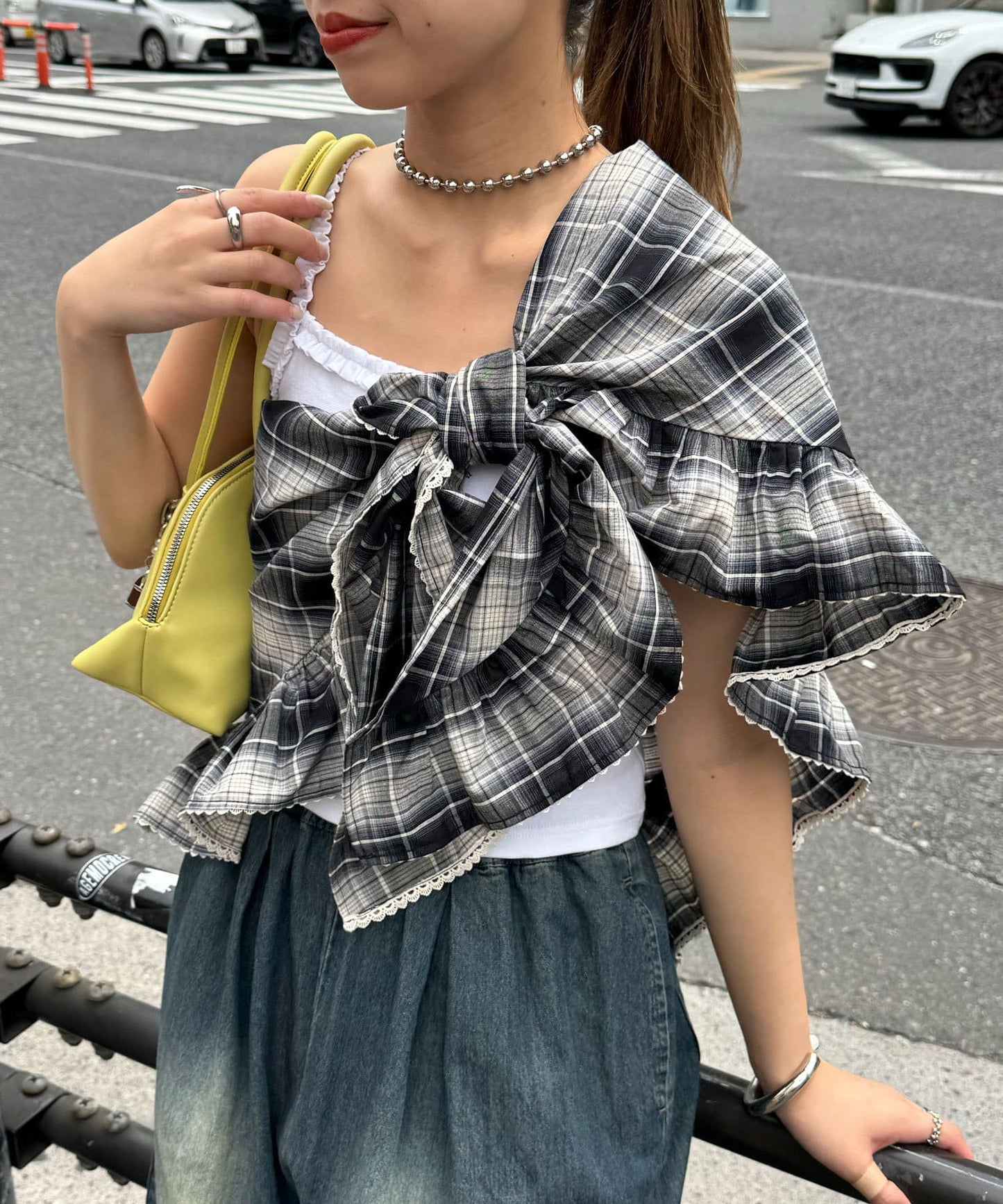 CIAOPANIC 超百搭荷葉邊大圍巾