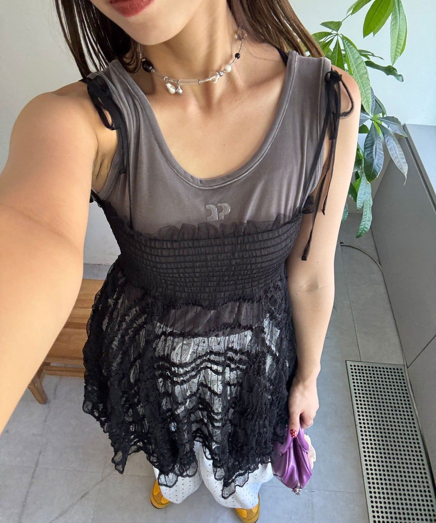 CIAOPANIC 2WAY 薄紗束腰 ops