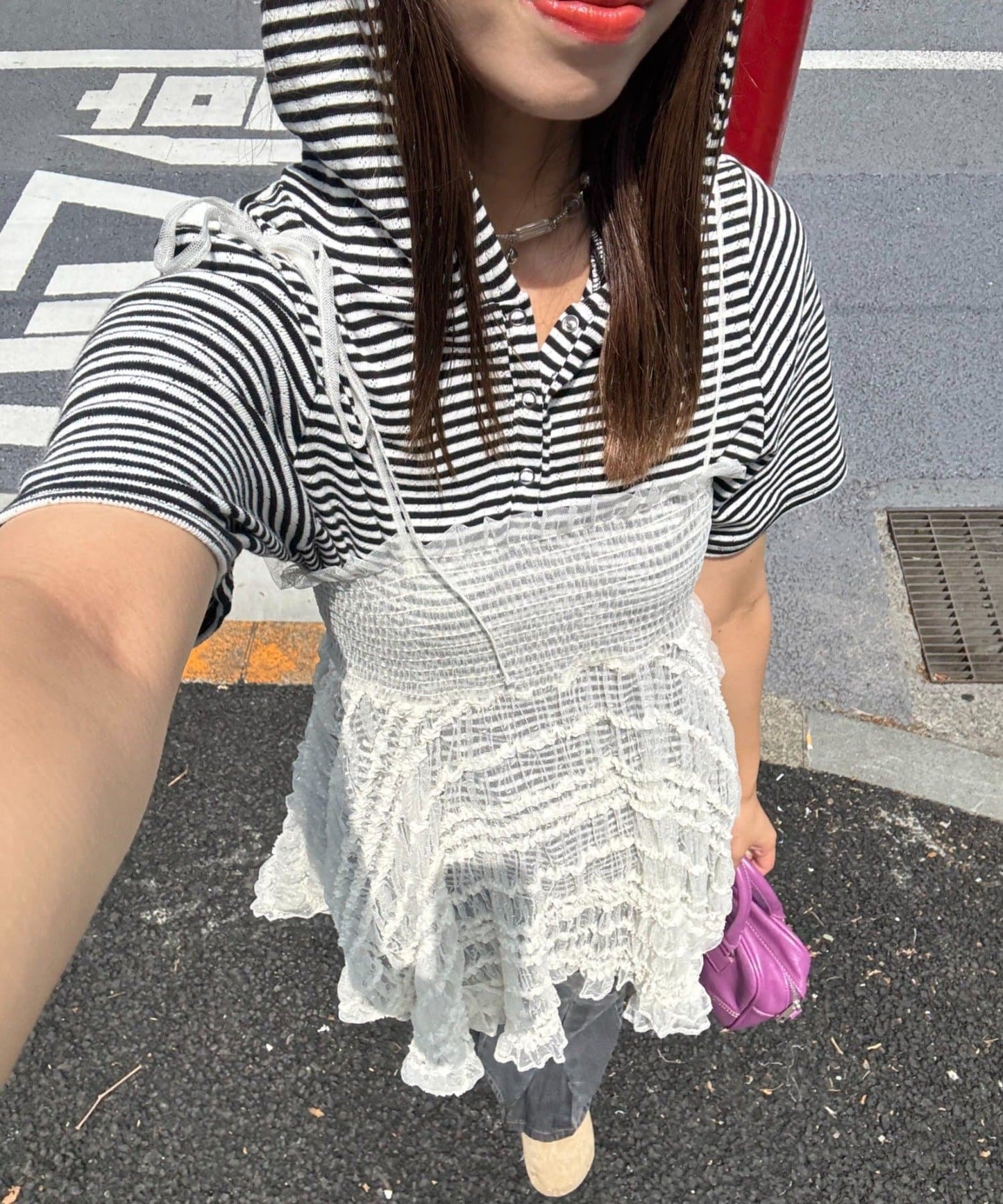 CIAOPANIC 2WAY 薄紗束腰 ops