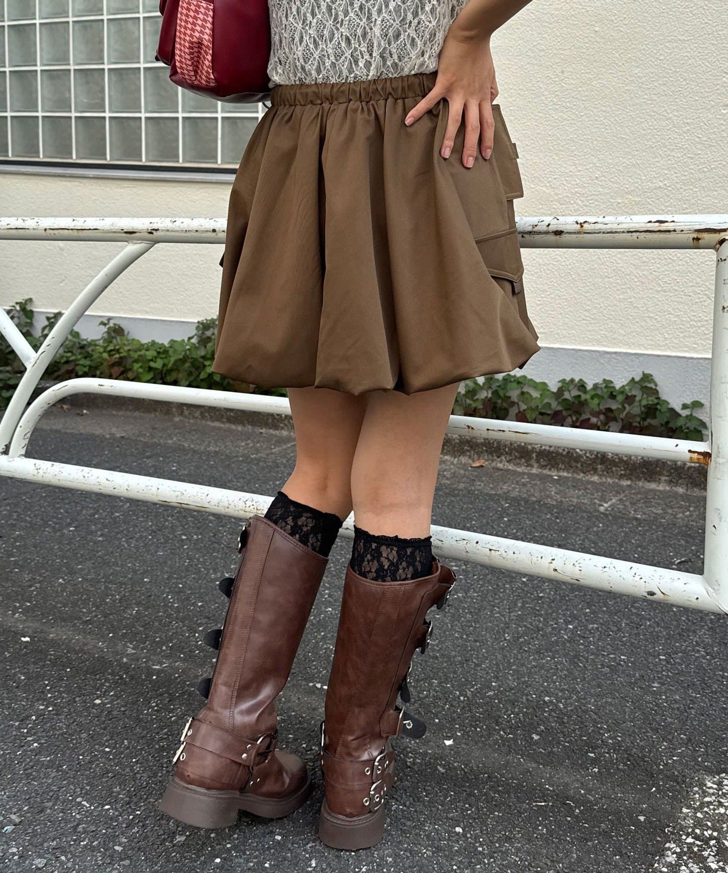 CIAOPANIC 氣球工裝迷你裙