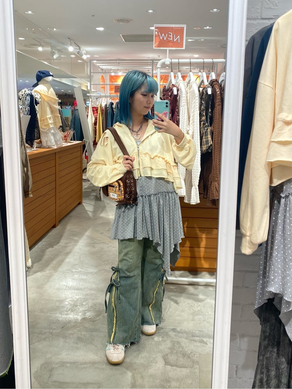 CIAOPANIC CP Logo荷葉邊分層破損hoodie