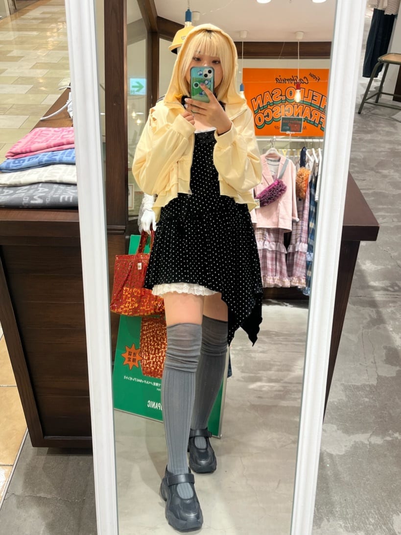 CIAOPANIC CP Logo荷葉邊分層破損hoodie