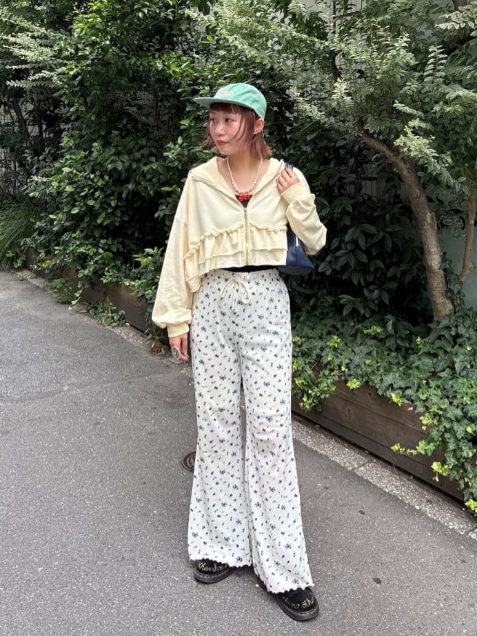 CIAOPANIC CP Logo荷葉邊分層破損hoodie