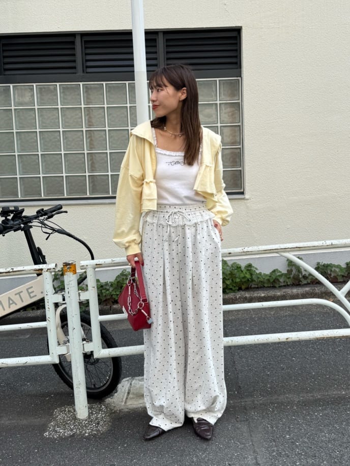 CIAOPANIC CP Logo荷葉邊分層破損hoodie