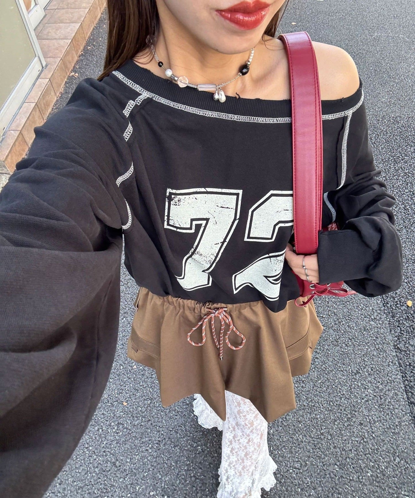 CIAOPANIC 號碼衛衣 ＋ Choker Set