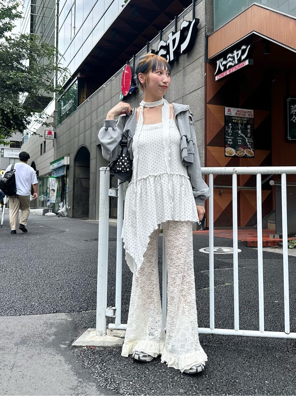 CIAOPANIC Choker + 不對稱束腰波點吊帶ops SET