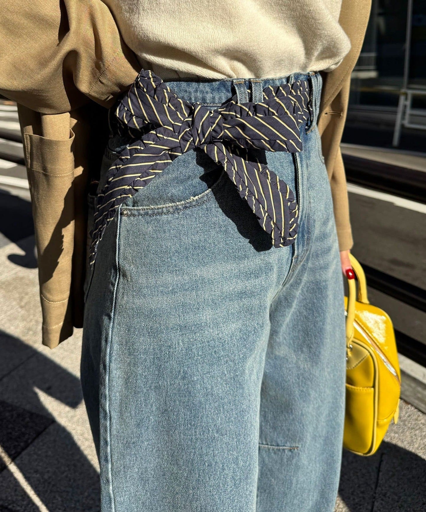 CIAOPANIC Frilled tie