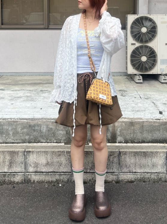 GRAIN 斜咩口金包 [波點 / 格紋]