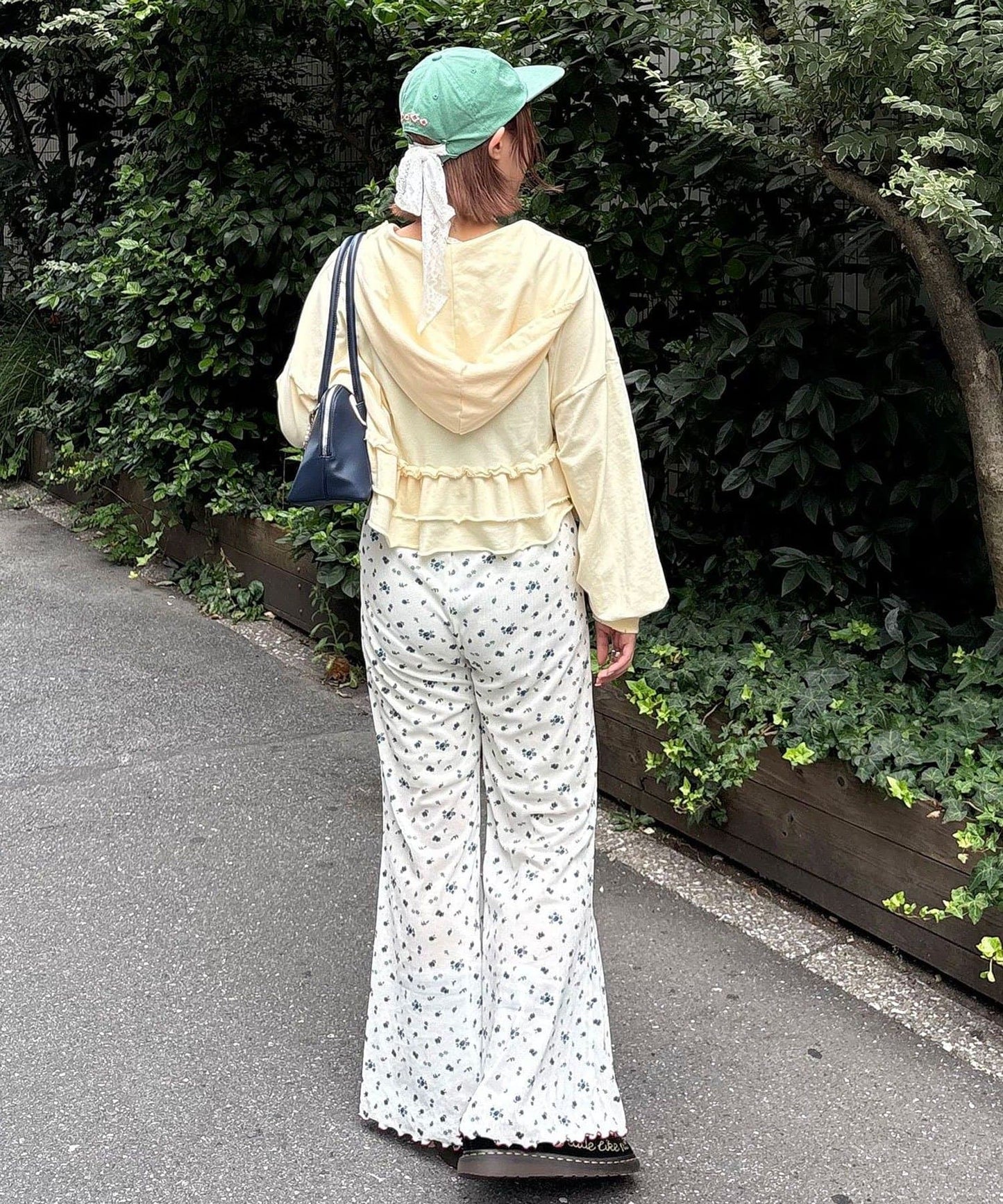 HELLO.SANFRANCISCO 印花喇叭褲 [波點/碎花]