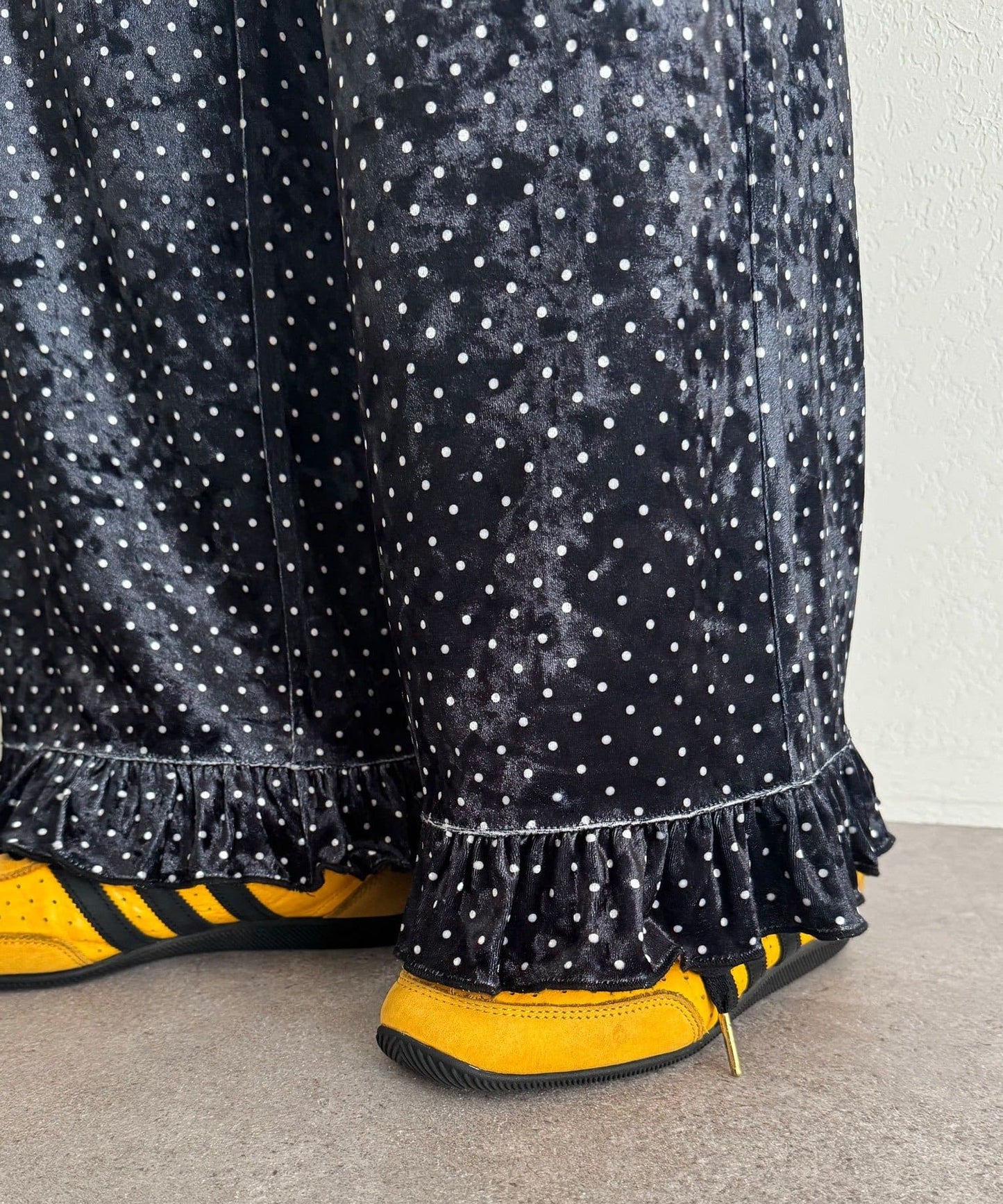 CIAOPANIC 絲絨Ruffle褲 [波點/碎花]