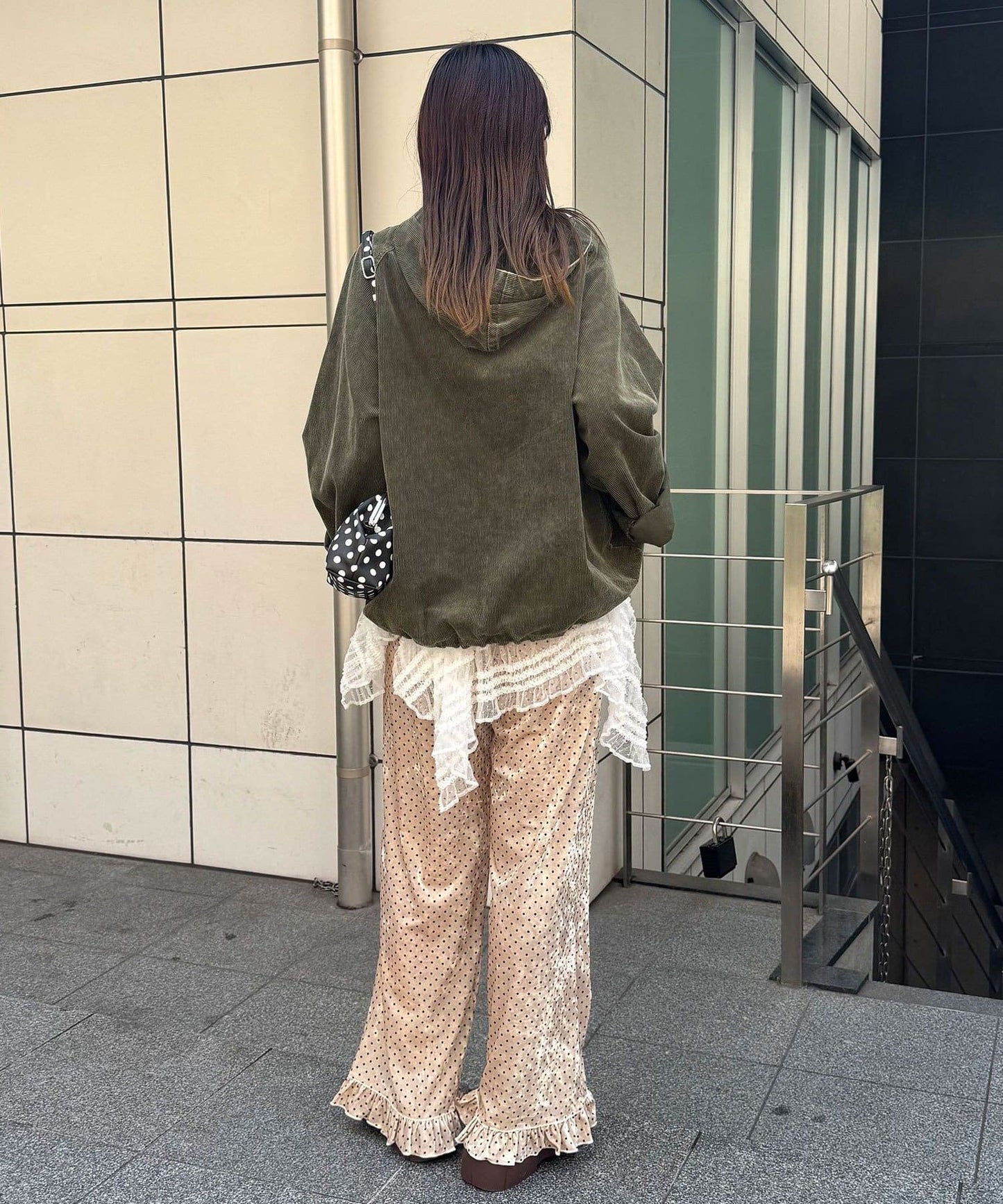 CIAOPANIC 絲絨Ruffle褲 [波點/碎花]