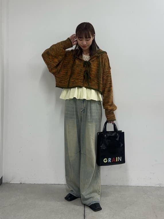 CIAOPANIC 拼色knit hoodie