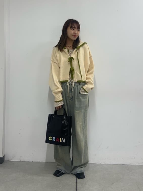 CIAOPANIC 拼色knit hoodie