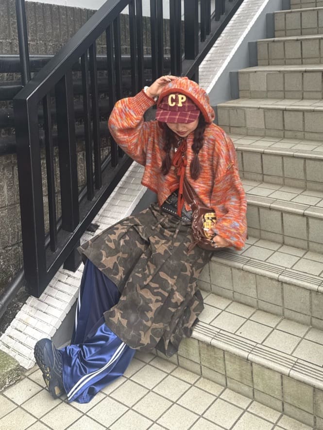 CIAOPANIC 拼色knit hoodie