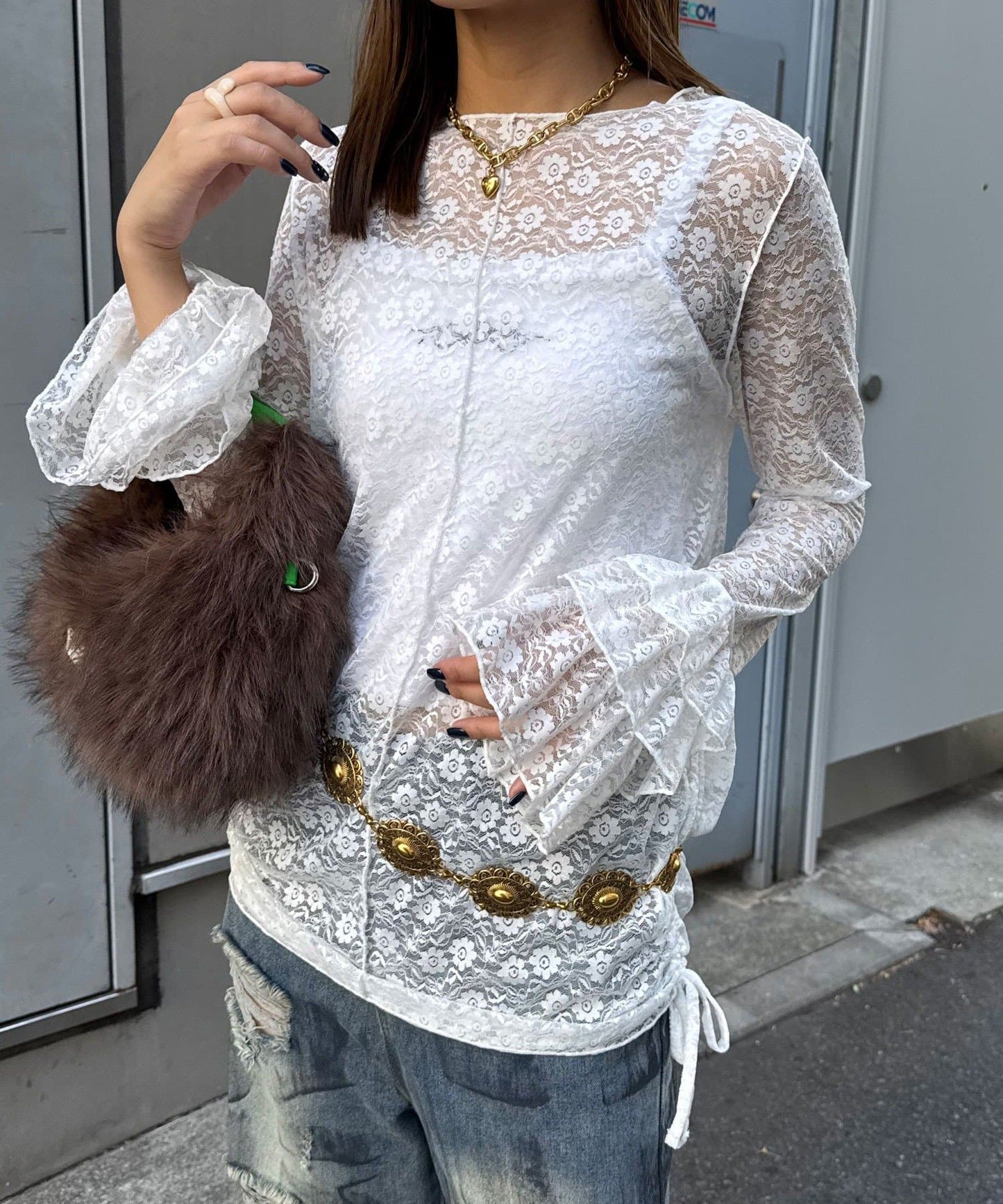 CIAOPANIC 花花Lace Top