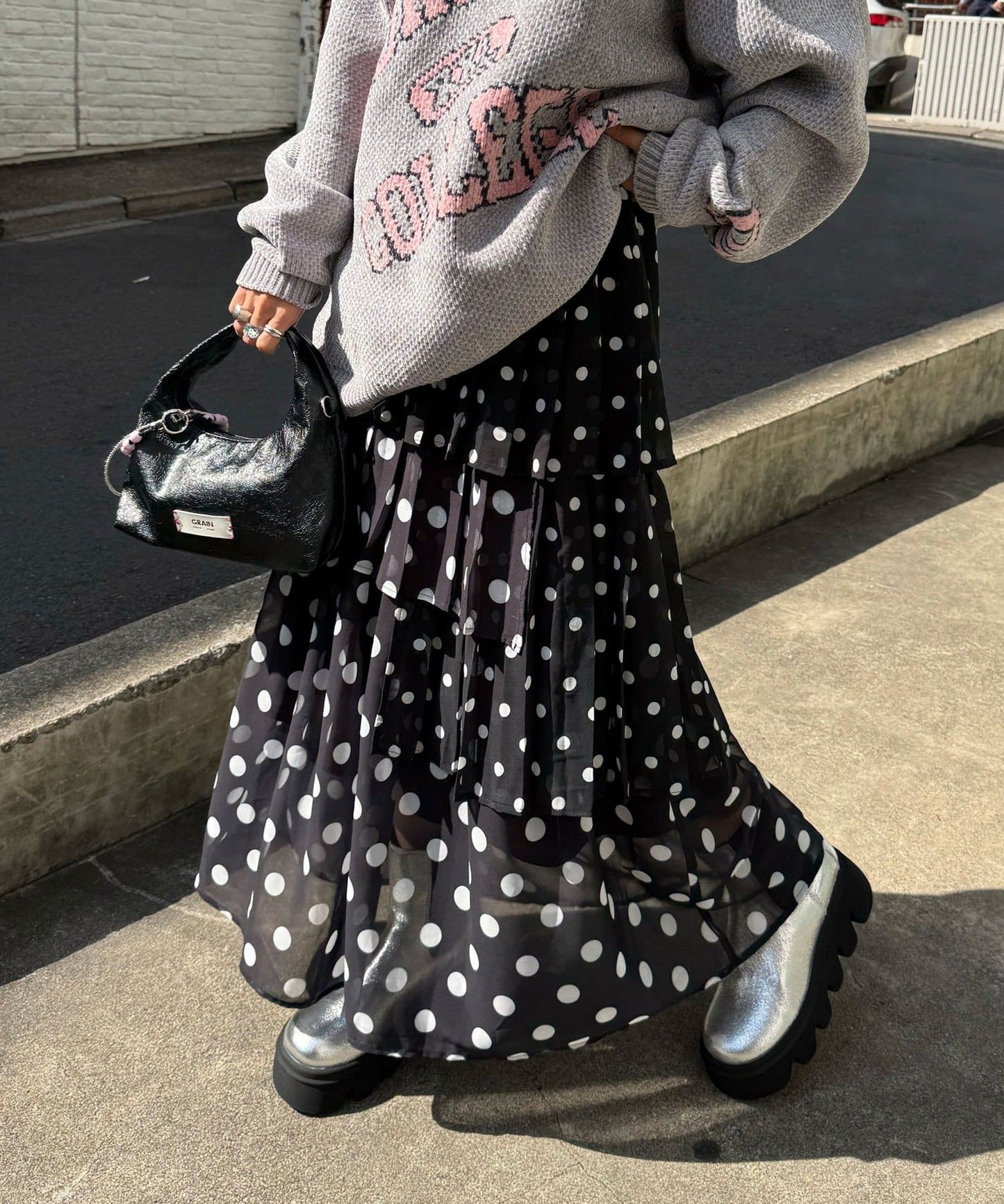 CIAOPANIC 波點半身裙