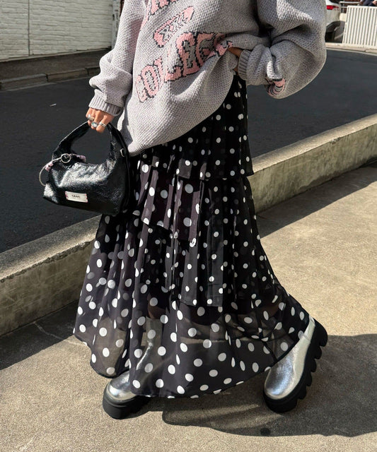 CIAOPANIC 波點半身裙