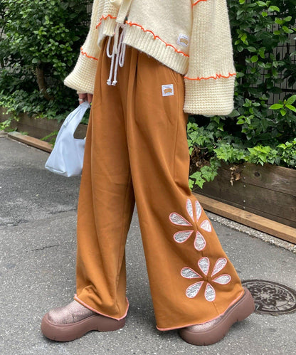 HELLO.SANFRANCISCO 花花 Wide Pants