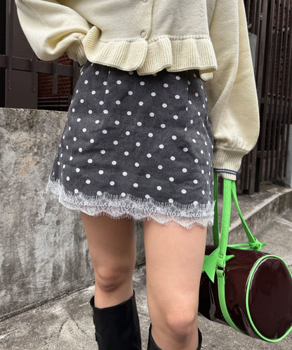 CIAOPANIC Lace邊短裙