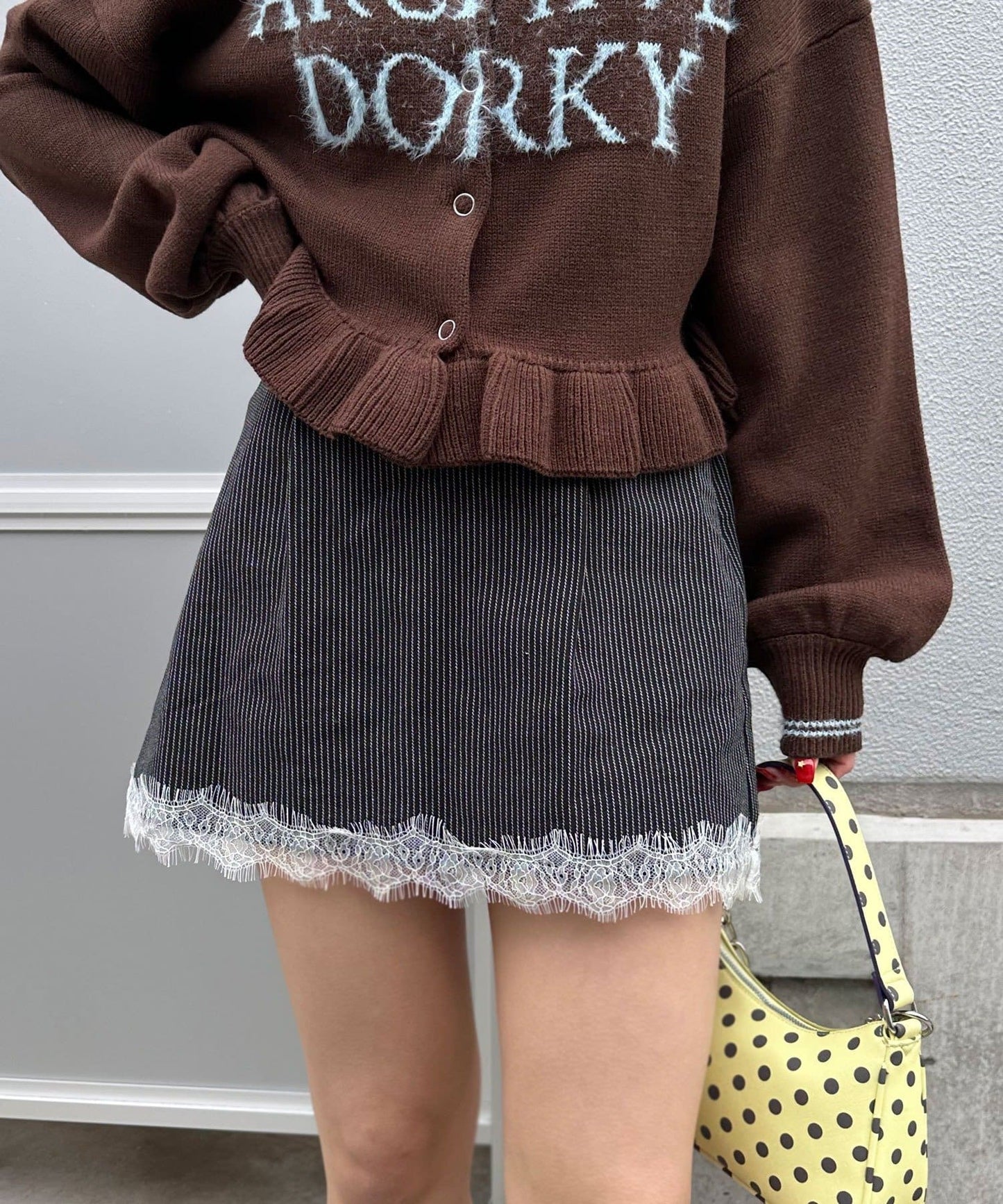 CIAOPANIC Lace邊短裙