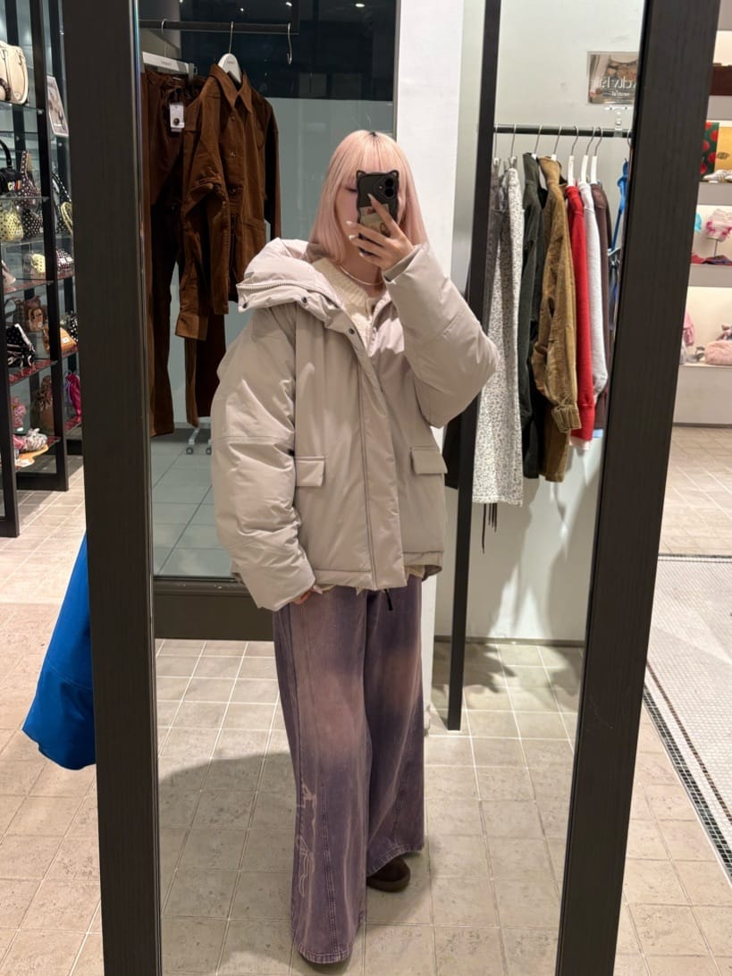 CIAOPANIC Vintage Ribbon print denim 喇叭褲