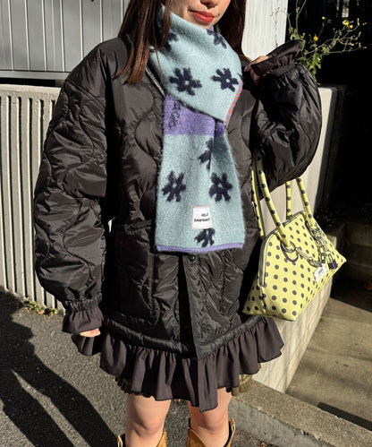 HELLO.SANFRANCISCO Patchwork muffler