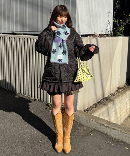 HELLO.SANFRANCISCO Patchwork muffler