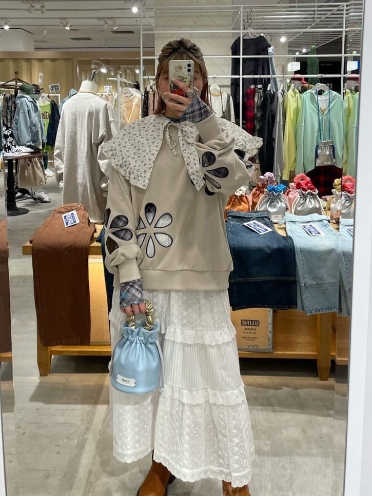 HELLO.SANFRANCISCO 花花鏤空Sweater