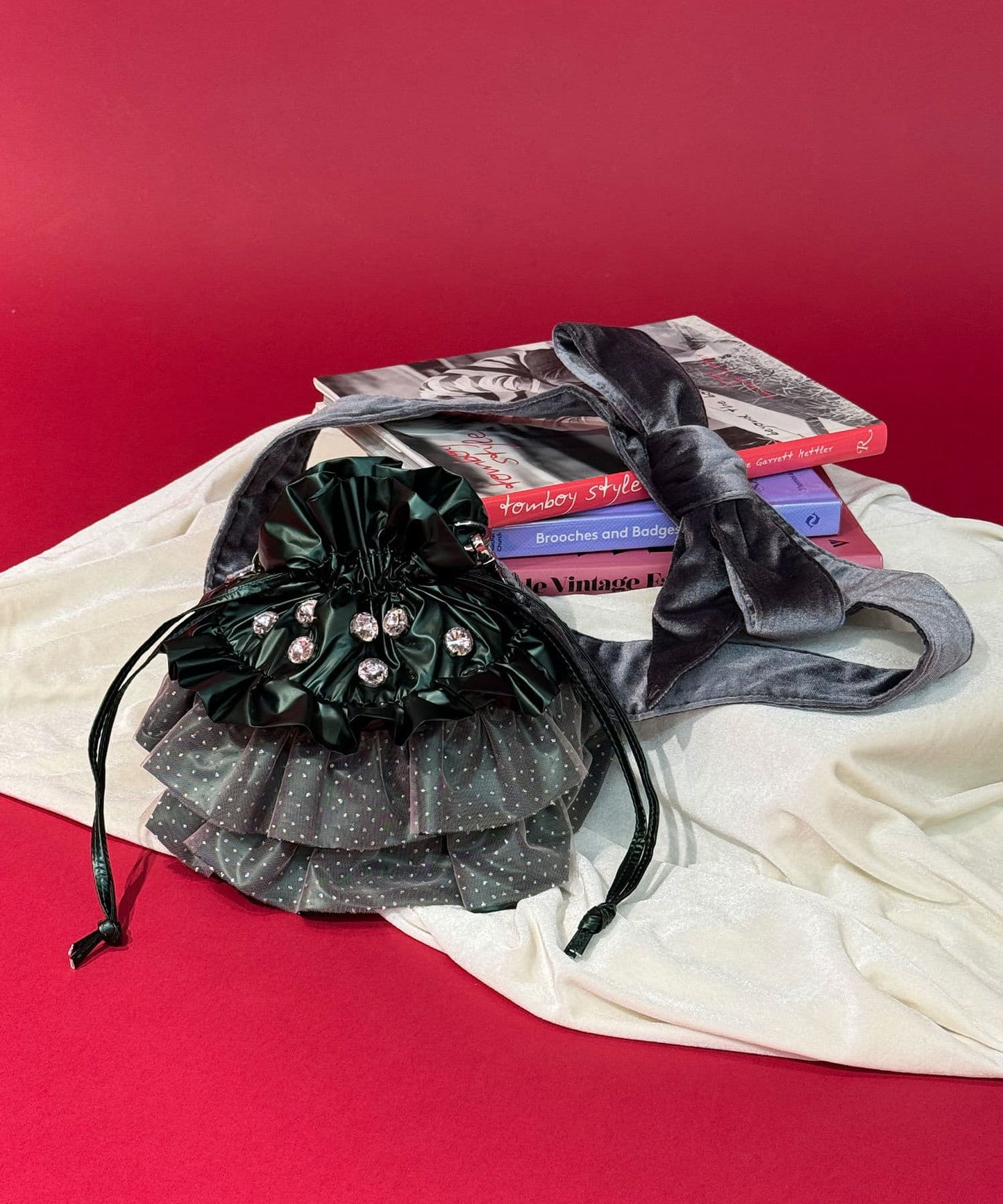 Me + Me Drawstring jewelry bag